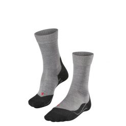 Skarpetki Falke TK5. Szare skarpety męskie Falke, bez wzorów, z poliamidu. Za 160.00 zł.