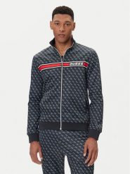 Guess Bluza Z2BQ06 K7122 Granatowy Regular Fit. Niebieskie bluzy męskie Guess, l, z aplikacjami, z bawełny, bez ramiączek, bez kaptura. Za 379.99 zł.
