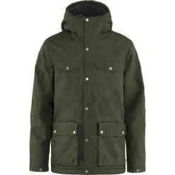 Kurtka Fjall Raven Greenland Winter Jacket M Dorośli. Czarne kurtki męskie Fjällräven, na zimę, m, bez wzorów, z bawełny, klasyczne, z kapturem. Za 1,615.90 zł.