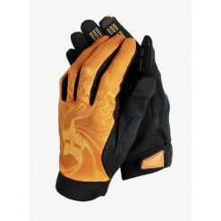Rękawiczki rowerowe męskie Fox Ranger Glove Frequency. Brązowe rękawiczki męskie FOX, bez wzorów. Za 121.99 zł.