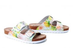 DR. BRINKMANN 701058-00 multi, klapki damskie. Klapki damskie Dr. Brinkmann, na lato, bez wzorów, ze skóry, bez obcasa, bez zapięcia. Za 174.17 zł.