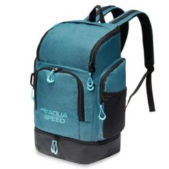 Plecak pływacki na basen i trening AQUA SPEED Racepack kol. 24 42 L. Niebieskie plecaki męskie Aqua-Speed, bez wzorów, z materiału, sportowe. Za 199.00 zł.