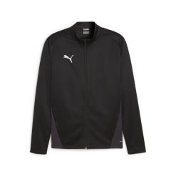 Kurtka z dresu Puma TeamGoal. Czarne kurtki męskie Puma, m, bez wzorów, z dresówki, sportowe, bez kaptura. Za 335.75 zł.