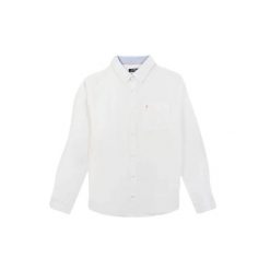 Koszula z długim rękawem TBS Lyner. Białe koszule męskie TBS, m, bez wzorów, bez kołnierzyka, bez ramiączek. Za 333.00 zł.