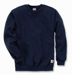 Bluza Carhartt Midweight Crewneck New Navy. Niebieskie bluzy męskie Carhartt, m, bez wzorów, bez ramiączek, bez kaptura. Za 212.89 zł.