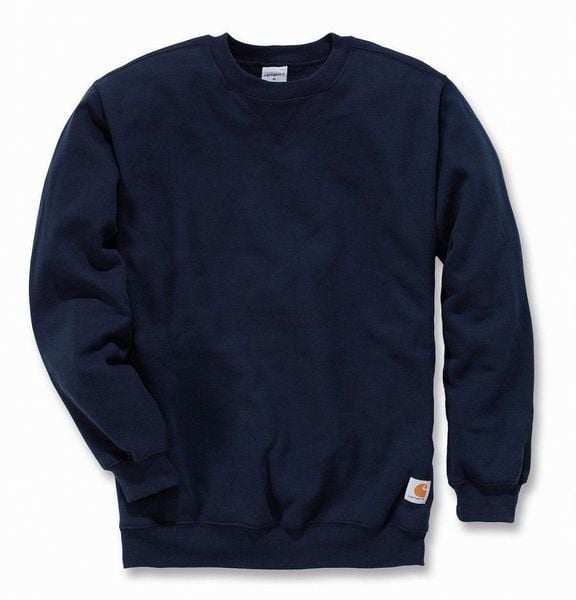 Bluza Carhartt Midweight Crewneck New Navy. Niebieskie bluzy męskie Carhartt, m, bez wzorów, bez ramiączek, bez kaptura. Za 212.89 zł.