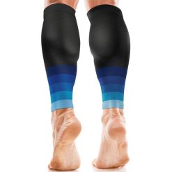 Rękawy uciskowe na łydki na ból piszczeli (para, L-XL). Czarne bielizna sportowa damska AZENGEAR, l, bez wzorów, do biegania. Za 64.99 zł.