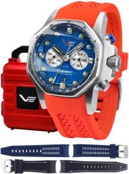 Zegarek męski Vostok Europe VK64-640A700SR czerwony. Czerwone zegarki męskie Vostok Europe, bez wzorów. Za 6,384.44 zł.