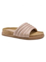 Lasocki Klapki ARC-BIERGE-04 Beżowy. Brązowe klapki damskie Lasocki, bez wzorów, ze skóry, bez obcasa, bez zapięcia. Za 62.99 zł.