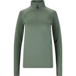 Bluza narciarska damska Whistler Blume. Zielone bluzy damskie Whistler, bez wzorów, bez ramiączek, bez kaptura. Za 179.99 zł.