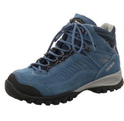 Buty turystyczne damskie Meindl Salo Lady Mid z membraną Gore -Tex. Niebieskie obuwie trekkingowe damskie MEINDL, z gore-texu, bez zapięcia. Za 1,199.90 zł.
