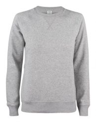 Clique Premium OC Roundneck Women – Damska bluza z bawełny organicznej. Szare bluzy damskie CLIQUE, s, bez wzorów, z bawełny, bez ramiączek, bez kaptura. Za 233.98 zł.