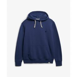 Bluza z kapturem Superdry Monogram Emb. Niebieskie bluzy męskie Superdry, m, bez wzorów, bez ramiączek, z kapturem. Za 349.55 zł.
