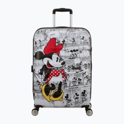 Walizka podróżna American Tourister Disney Wavebreaker. Białe walizki damskie American Tourister, bez wzorów. Za 599.99 zł.