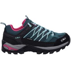 Buty trekkingowe damskie CMP Rigel Low WP. Czarne obuwie trekkingowe damskie CMP, bez zapięcia. W wyprzedaży za 353.55 zł.