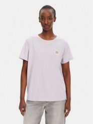 TWINSET T-Shirt 251TT2040 Fioletowy Regular Fit. Fioletowe t-shirty damskie Twinset, xxl, bez wzorów, z bawełny, bez kołnierzyka, bez ramiączek. Za 149.99 zł.
