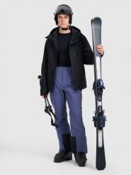 4F Spodnie narciarskie membrana 5000 męskie - granatowe S. Niebieskie spodnie sportowe męskie 4F, m, bez wzorów, z materiału, narciarskie. Za 299.99 zł.