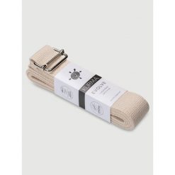 Pasek do jogi Kurma - biały. Białe paski damskie KURMA, sportowe. Za 59.99 zł.