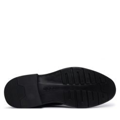 Półbuty ECCO. Czarne buty wizytowe męskie ecco, bez wzorów, bez obcasa, bez zapięcia. Za 849.99 zł.
