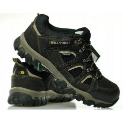 Buty trekkingowe męskie Karrimor Bodmin Low. Brązowe buty zimowe męskie Karrimor, bez wzorów, bez obcasa, bez zapięcia. Za 342.99 zł.