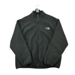 Second life - Kurtka polarowa damska Vintage - Stan bardzo dobry. Czarne kurtki sportowe damskie The North Face, l, bez wzorów, z materiału, bez ramiączek, bez kaptura, trekkingowe. Za 153.32 zł.