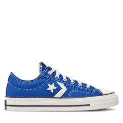 Trampki Converse. Niebieskie trampki i tenisówki damskie Converse, bez wzorów, bez zapięcia. Za 239.99 zł.