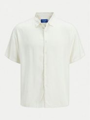 Jack & Jones Koszula Joshua 12271078 Biały Relaxed Fit. Białe koszule męskie Jack & Jones, m, bez wzorów, z wiskozy, bez kołnierzyka, bez ramiączek. Za 59.99 zł.