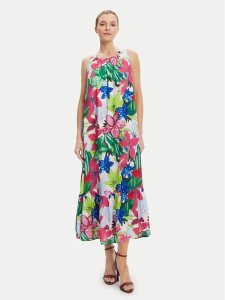 Tatuum Sukienka letnia Estella 1 T2511.202 Kolorowy Relaxed Fit. Sukienki damskie Tatuum, na lato, bez wzorów, z wiskozy, bez kołnierzyka, bez ramiączek. Za 279.99 zł.