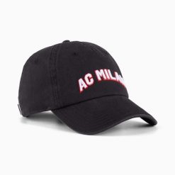 Czapka z daszkiem unisex Puma ACM CULTURE czarna 02706001. Czarne czapki damskie Puma, z aplikacjami, z bawełny. Za 81.26 zł.