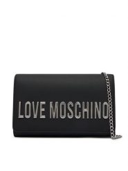 LOVE MOSCHINO Torebka JC4103PP1PKD000B Czarny. Czarne torebki do ręki damskie Love Moschino, bez wzorów, ze skóry, bez dodatków. Za 699.99 zł.