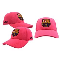 Czapka z daszkiem FC Barcelona - oficjalna licencjonowana. Czerwone czapki damskie FC BARCELONA, bez wzorów, sportowe. Za 99.00 zł.