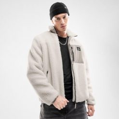 Kurtka polarowa lifestyle męska Sherpa Inari. Brązowe kurtki męskie SIROKO, l, bez wzorów, z polaru, bez kaptura. Za 381.00 zł.