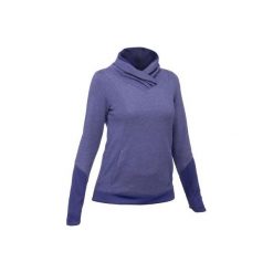 Sweter turystyczny | NH500 damski. Niebieskie swetry nierozpinane damskie QUECHUA, xl, bez wzorów, z bawełny, bez kołnierzyka, bez ramiączek. Za 79.99 zł.