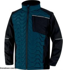 SOON - CIEPŁA KURTKA HYBRYDOWA 2 W 1 Z PIKOWANYM KORPUSEM Z LEKKIEGO POLIESTRU PONGEE Z RECYKLINGU I ODPINANYMI RĘKAWAMI - Ciemnoszary-czarny XL. Czarne kurtki męskie DELTA PLUS, m, bez wzorów, bez kaptura. Za 204.07 zł.