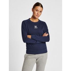 Bluza damska Hummel Icons. Niebieskie bluzy damskie Hummel, xs, bez wzorów, sportowe, bez ramiączek, bez kaptura. Za 200.50 zł.