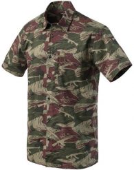 Helikon-Tex Koszula hawajska - Brushstroke Camo. Zielone koszule męskie HELIKON-TEX, m, bez wzorów, bez kołnierzyka, bez ramiączek. Za 208.57 zł.