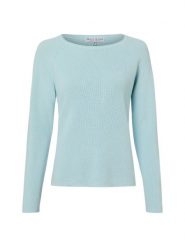 Marie Lund Sweter z dzianiny Kobiety Bawełna niebieski, XS. Niebieskie swetry nierozpinane damskie Marie Lund, xs, bez wzorów, z bawełny, klasyczne, bez kołnierzyka, bez ramiączek. Za 179.95 zł.