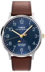 Zegarek Męski TIMEX Waterbury Classic Moon Phase TW2W75600 + BOX. Zegarki męskie Timex, bez wzorów. Za 481.45 zł.