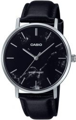 Zegarek Casio Timeless MTP-VT01LM-1A Zegarek męski 40 mm (MTP-VT01LM-1AUDF). Zegarki męskie Casio, bez wzorów. Za 232.99 zł.