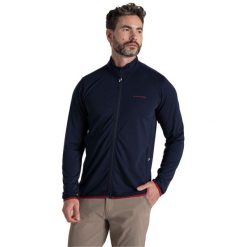 Męska Bluza Polarowa Copthorne Nosilife Full Zip Golf Fleece Jacket. Niebieskie swetry męskie Craghoppers, m, bez wzorów, z bawełny, bez kołnierzyka, bez ramiączek. Za 395.99 zł.