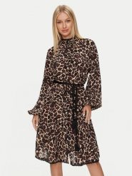 Replay Sukienka codzienna W9113 .000.74994 Brązowy Loose Fit. Brązowe sukienki damskie Replay, na co dzień, xl, bez wzorów, z wiskozy, bez kołnierzyka, bez ramiączek, proste. Za 799.99 zł.