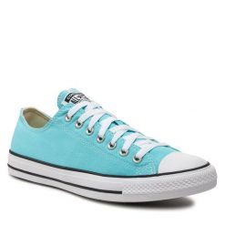 Trampki Converse. Czarne trampki i tenisówki damskie Converse, bez wzorów, bez zapięcia. Za 189.99 zł.