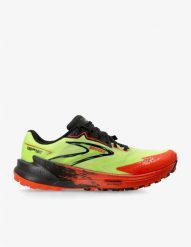 Buty trailowe Brooks Catamount 3 - acid lime/cherry tomato/black. Czarne buty sportowe męskie Salomon, bez wzorów, bez zapięcia. Za 753.99 zł.
