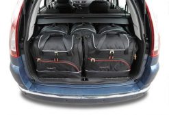 Torby Do Bagażnika Citroen C4 Grand Picasso 2006-2013 5Szt Kjust. Czarne torby podróżne damskie KJUST, bez wzorów, z kauczuku. Za 1,546.00 zł.