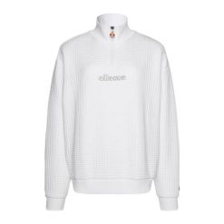 Bluza damska Ellesse Polar Catic 1/2 Zip Track. Białe bluzy damskie Ellesse, xs, bez wzorów, z bawełny, sportowe, bez ramiączek, bez kaptura. Za 159.99 zł.