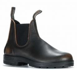 Buty trekkingowe męskie Blundstone Chelsea Boots Brązowe 43 (2440-BROWN). Brązowe trekkingi męskie Blundstone, bez zapięcia. Za 809.67 zł.