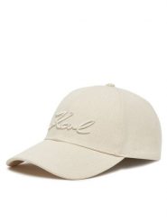 KARL LAGERFELD Czapka z daszkiem A1W33069 Écru. Czapki damskie KARL LAGERFELD, bez wzorów, z bawełny. Za 169.99 zł.