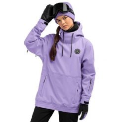 Kurtka snowboardowa damska W1-W Snowy. Niebieskie kurtki sportowe damskie SIROKO, na zimę, l, bez wzorów, z materiału, bez ramiączek, z kapturem, narciarskie. Za 296.00 zł.