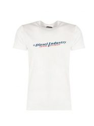 Diesel T-Shirt "T-Reg" | A12468 RHERA | Mężczyzna | Biały. Białe t-shirty męskie Diesel, m, bez wzorów, z bawełny, bez kołnierzyka, bez ramiączek. W wyprzedaży za 139.00 zł.