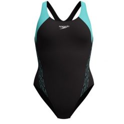 Strój kąpielowy damski Speedo HyperBoom Racerback. Czarne stroje kąpielowe damskie Speedo, xs, bez wzorów. Za 214.99 zł.